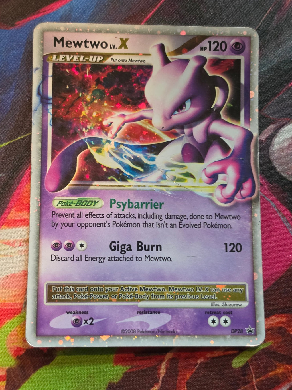 Mewtwo LV.X Promo Diamond and Pearl Promos DP28 HP Pokemon