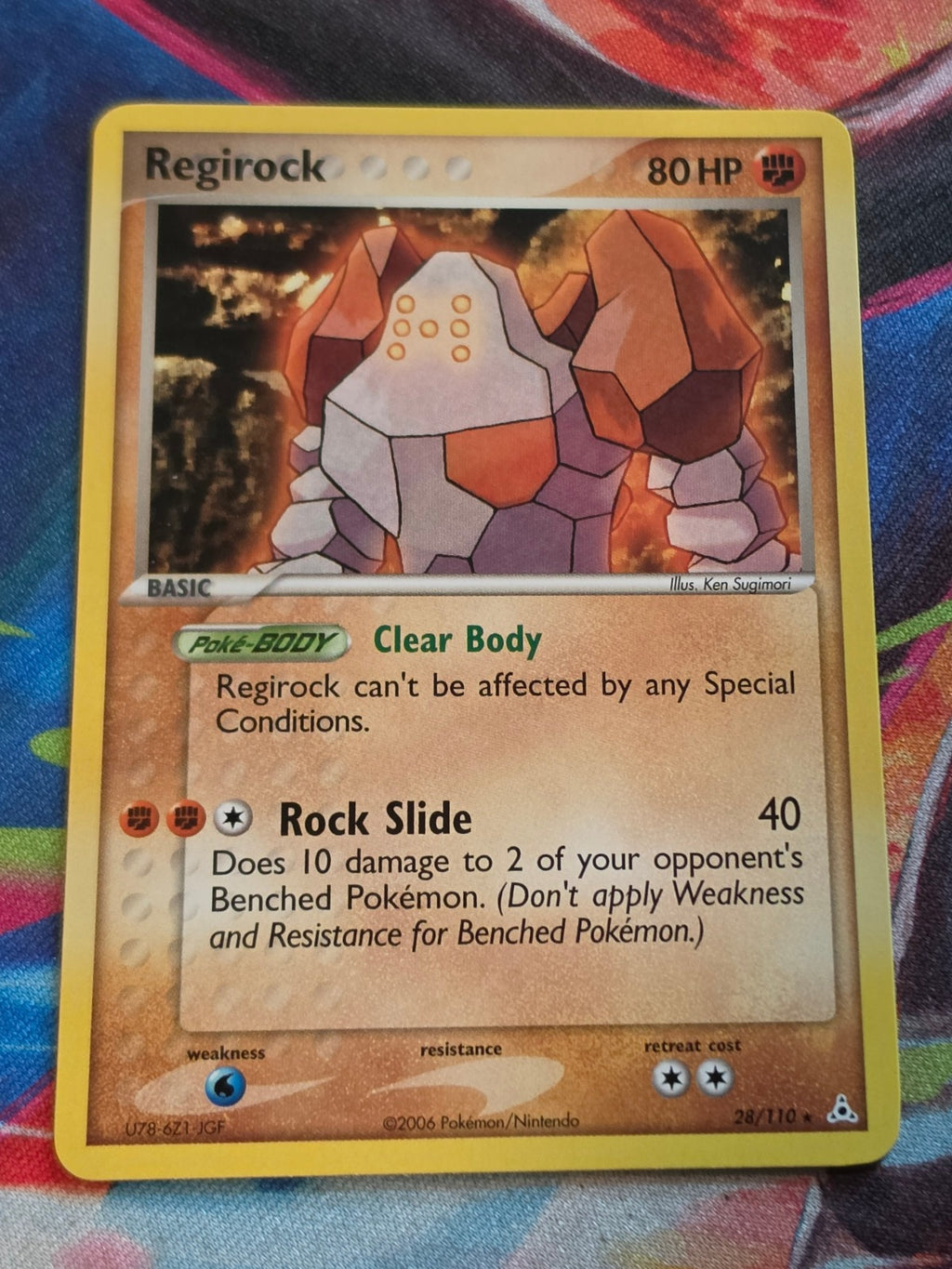Regirock Rare EX Holon Phantoms 28/110 NM-/LP+ Pokemon