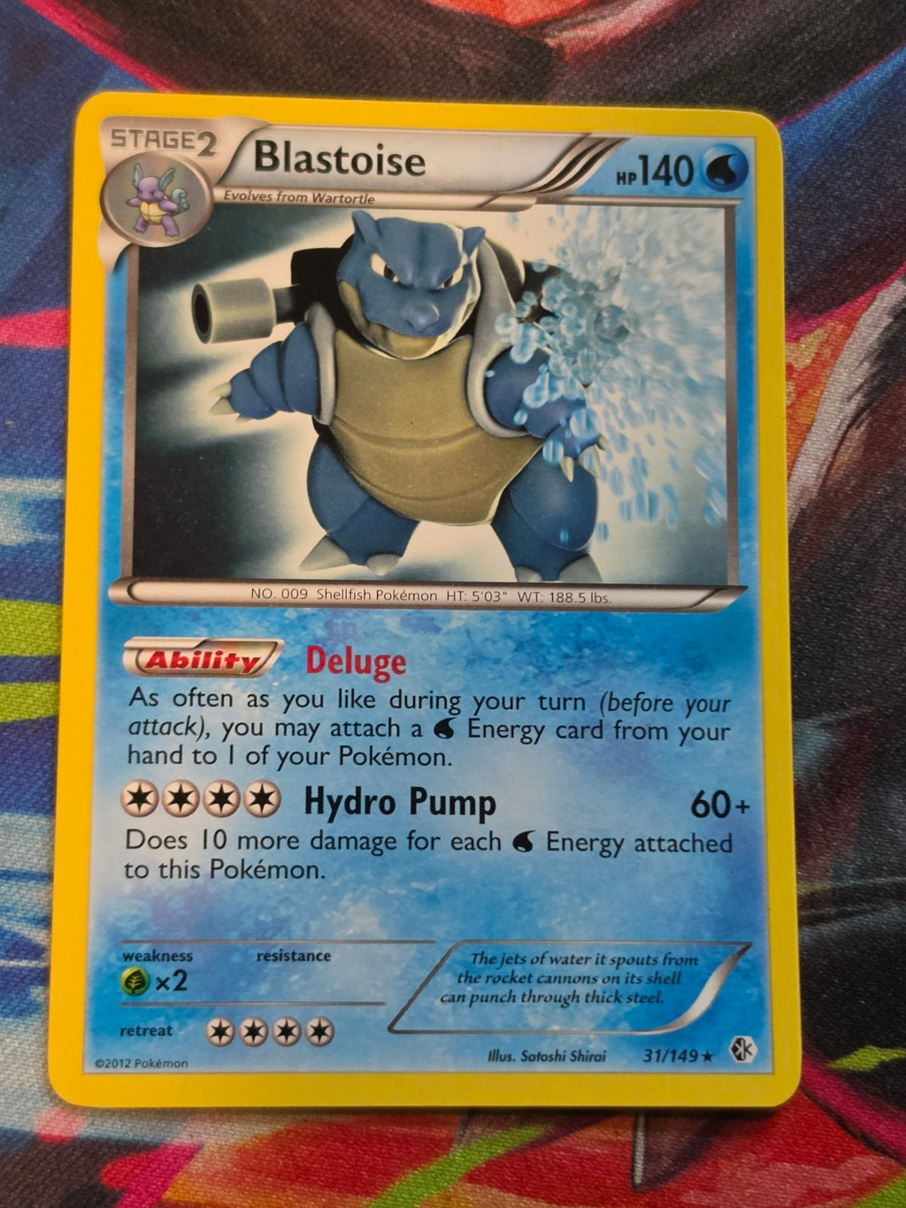 Blastoise (Non-Holo) - 031/149 - Deck Exclusives - Rare - LP+ Pokemon