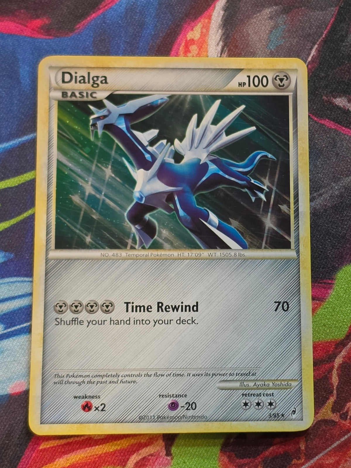 Dialga Holo Rare Call of Legends 3/95 LP+ Pokemon