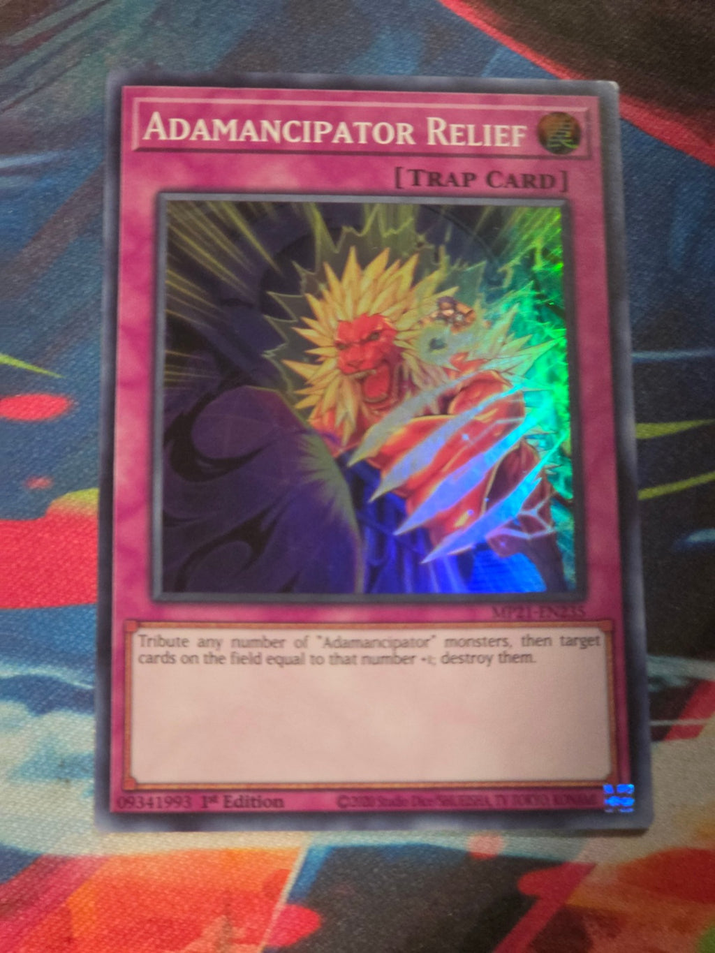 Adamancipator Relief Super Rare 2021 Tin of Ancient Battles MP21-EN235 1st Edition LP Yu-Gi-Oh!