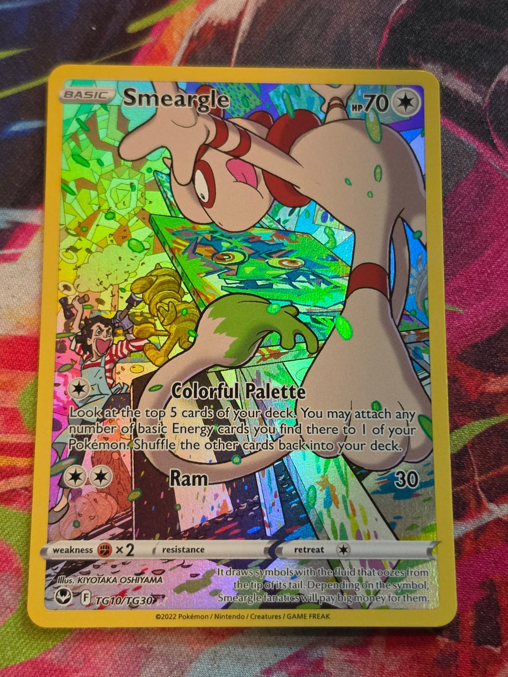 Smeargle Ultra Rare SWSH12: Silver Tempest Trainer Gallery TG10/TG30 NM Pokemon