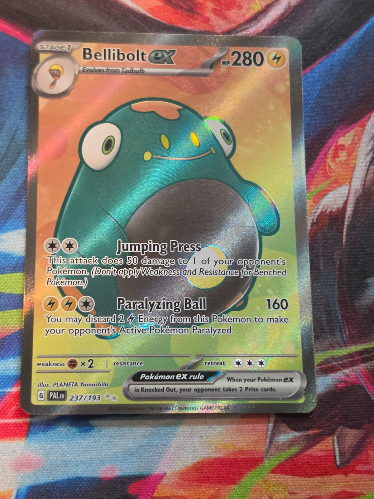Bellibolt ex Ultra Rare SV02: Paldea Evolved 237/193 NM Pokemon