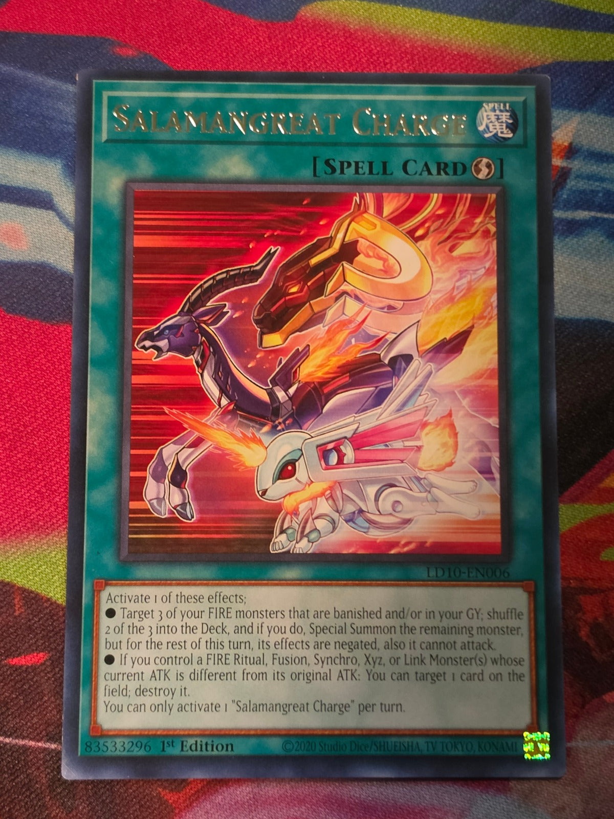 Salamangreat Charge Rare Legendary Duelists: Soulburning Volcano LD10-EN006 LP