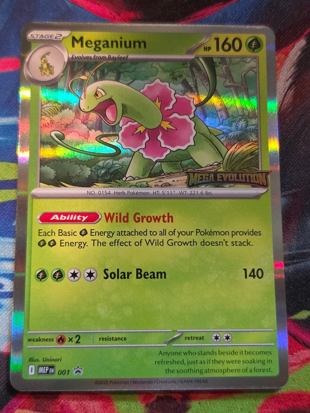Meganium Promo ME: Mega Evolution Promo 001 NM Pokemon