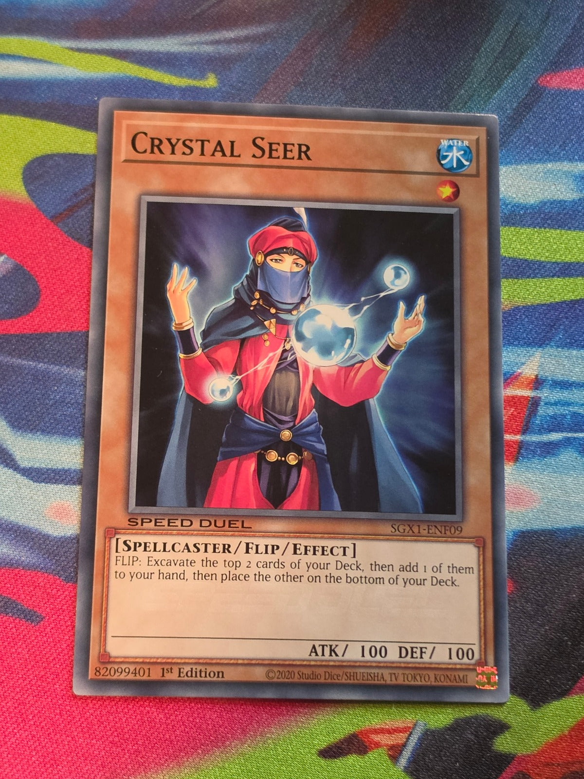 Crystal Seer Common Speed Duel GX: Duel Academy Box SGX1-ENF09 1st Edition 1st Edition LP Yu-Gi-Oh!