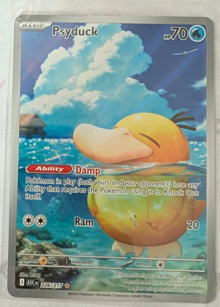 Psyduck - 226/217 - ME: Ascended Heroes - Illustration Rare - NM - Pokemon