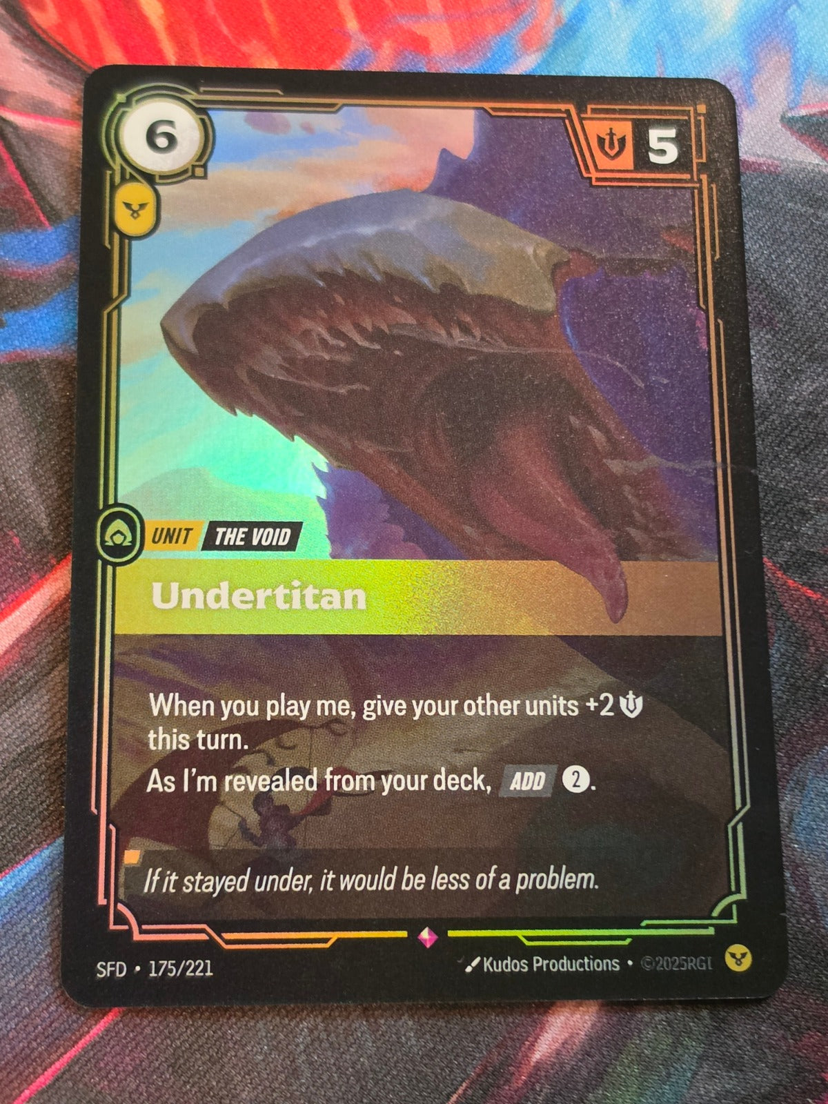 Undertitan - 175/221 - Spiritforged - Rare - NM