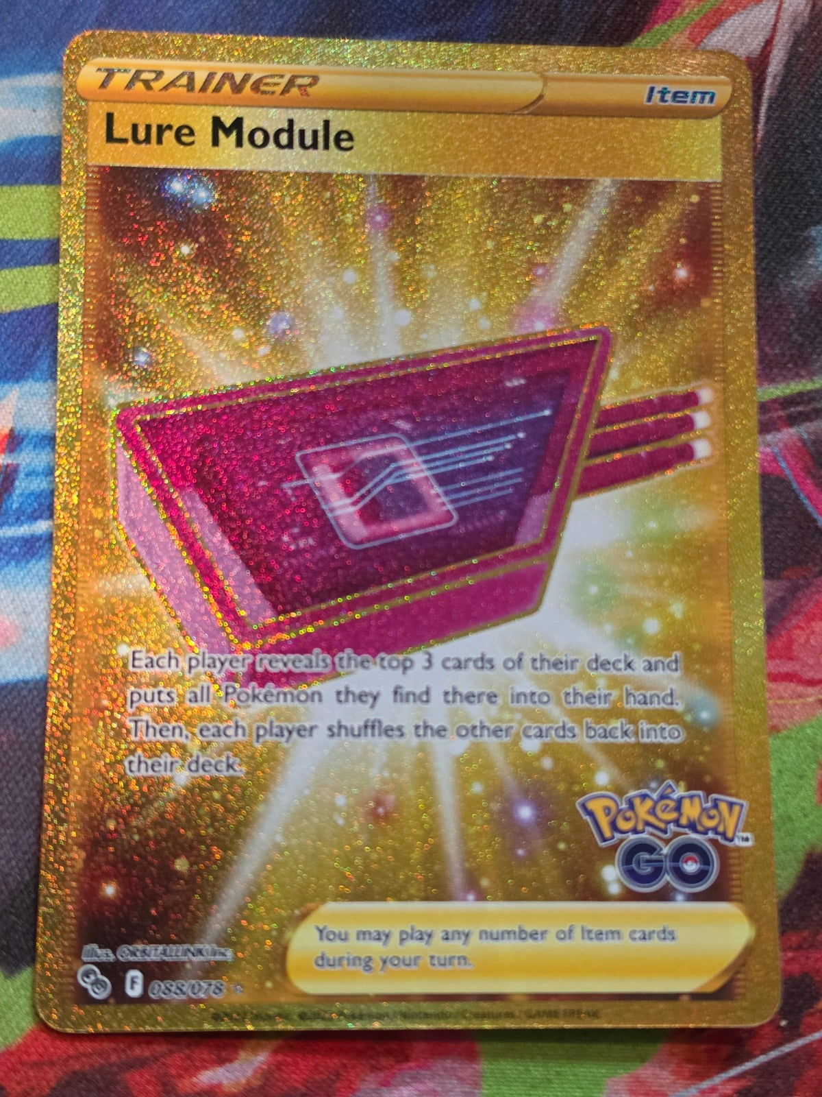 Lure Module (Secret) Secret Rare Pokemon GO 088/078 NM Pokemon