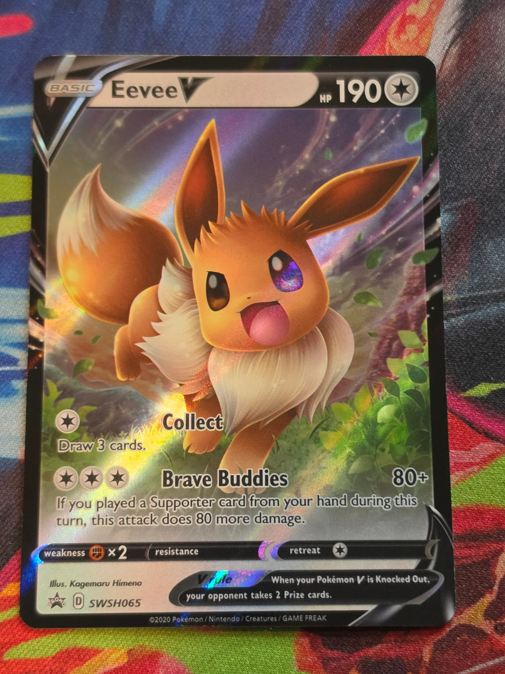 Eevee V Promo SWSH: Sword & Shield Promo Cards SWSH065 NM Pokemon