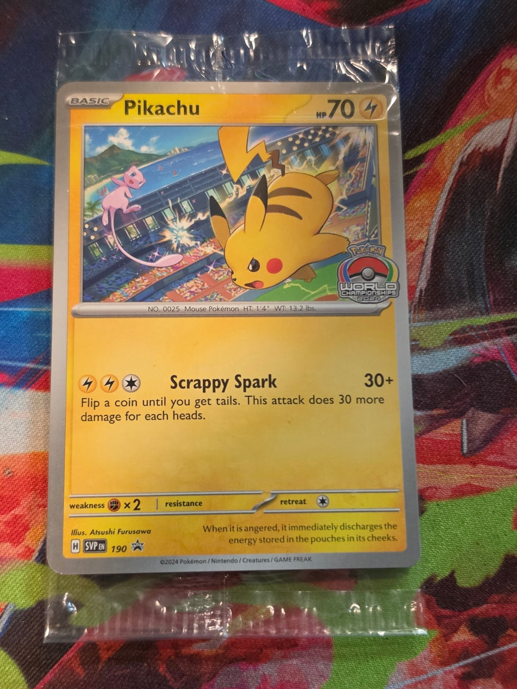 Pikachu Promo SV: Scarlet & Violet Promo Cards 190 NM SEALED Pokemon