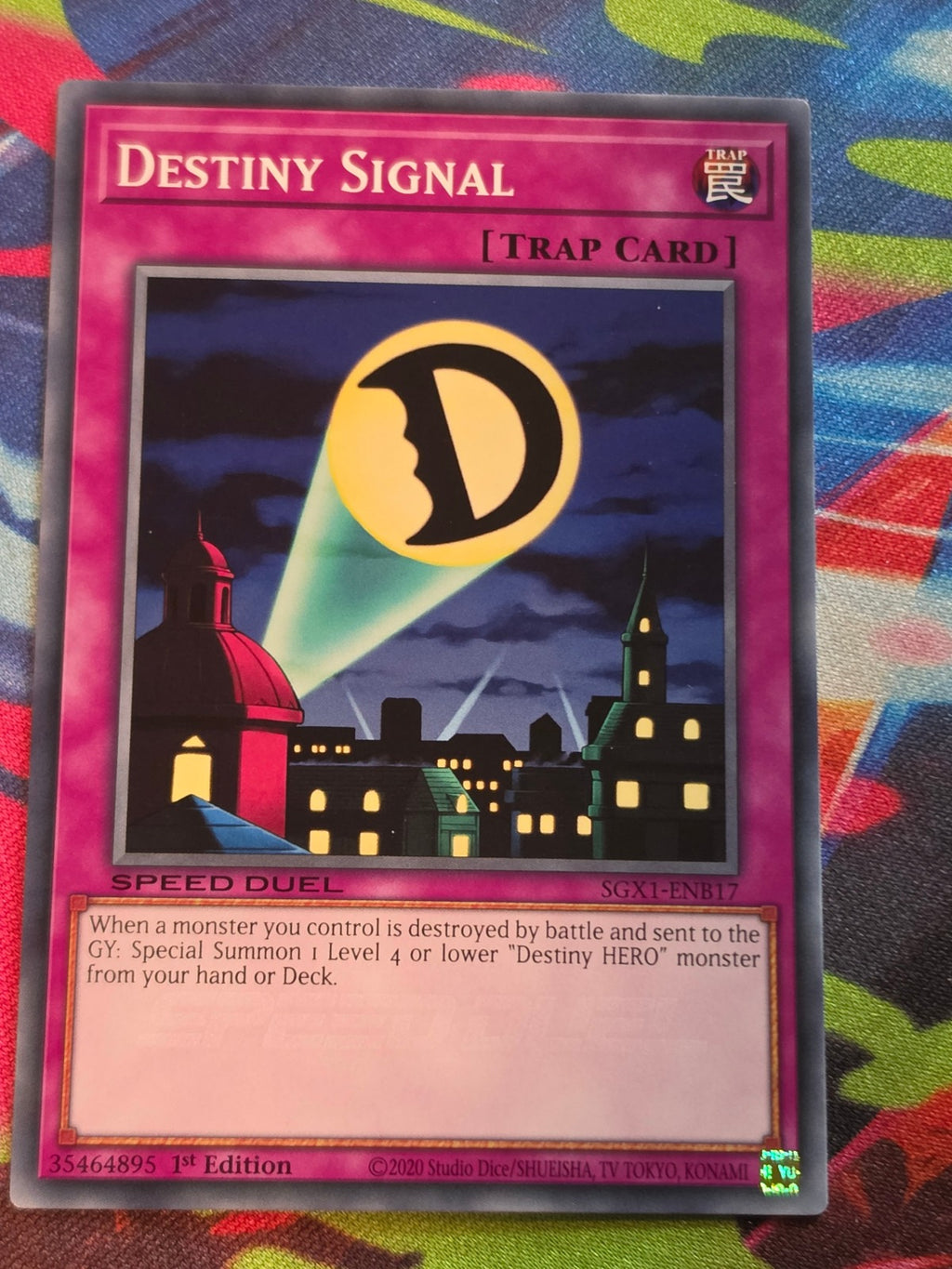 Destiny Signal Common Speed Duel GX: Duel Academy Box SGX1-ENB17 1st Edition LP Yu-Gi-Oh!