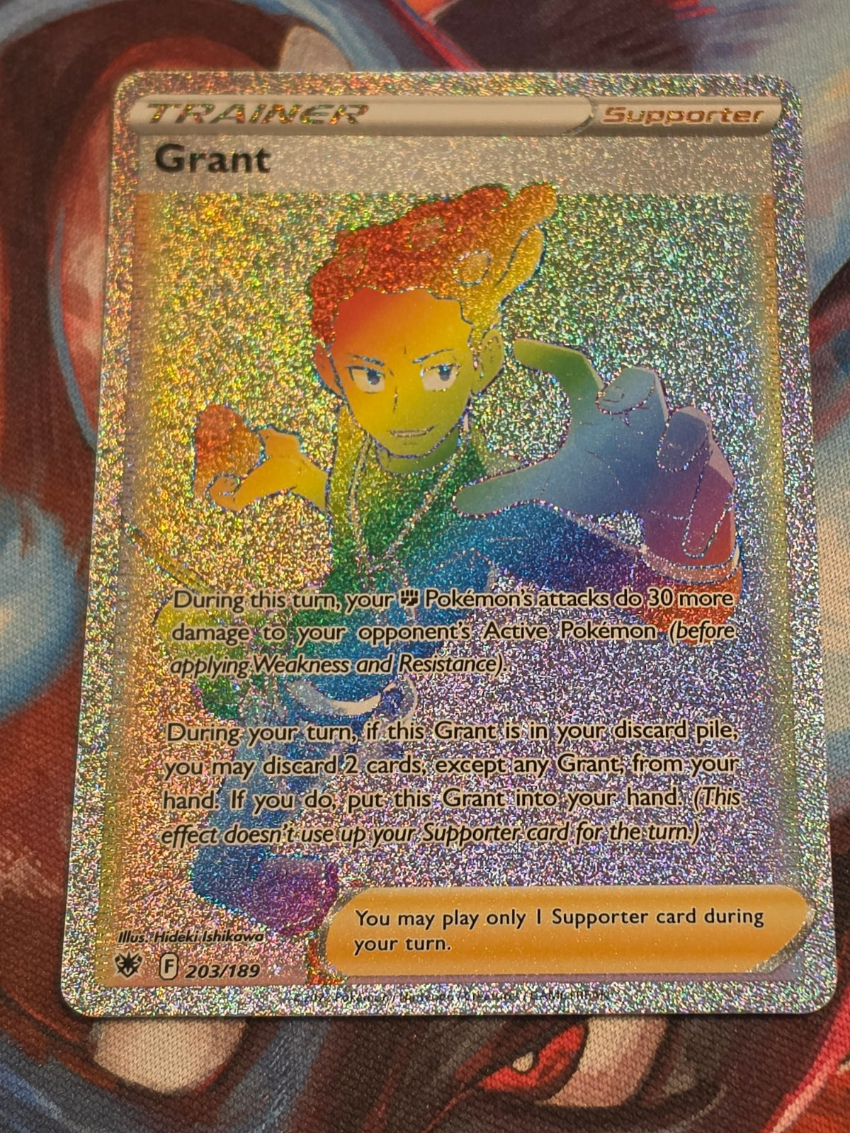 Grant (Secret) Secret Rare SWSH10: Astral Radiance 203/189 NM Pokemon