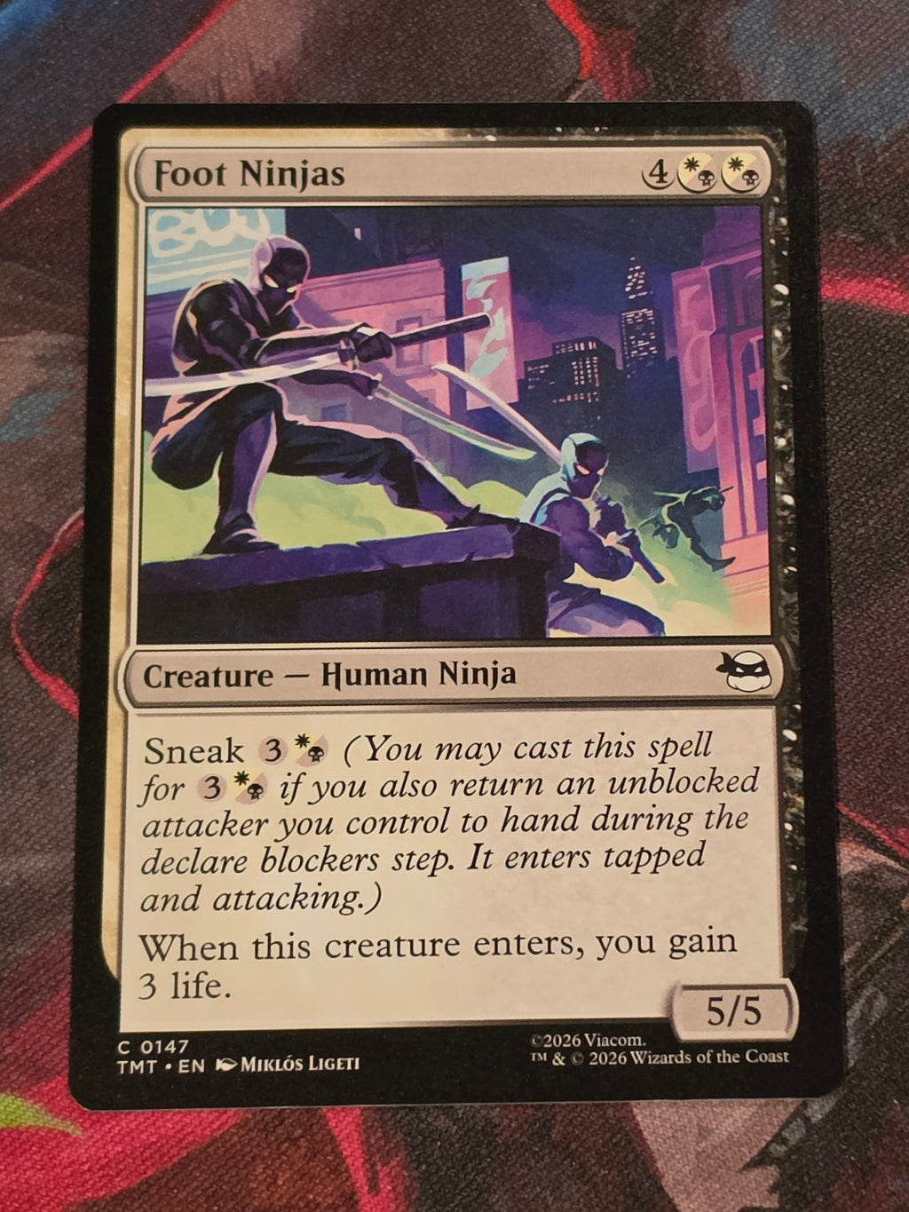 Foot Ninjas - 147 - Teenage Mutant Ninja Turtles - C - NM MTG