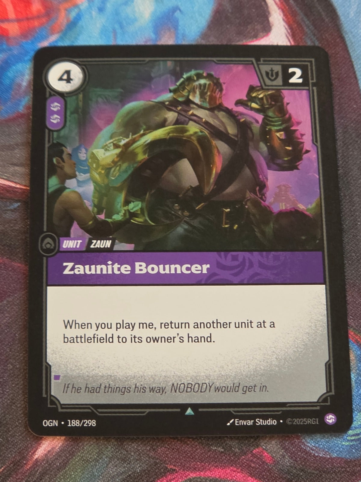 Zaunite Bouncer - 188/298 - Origins - Uncommon - NM