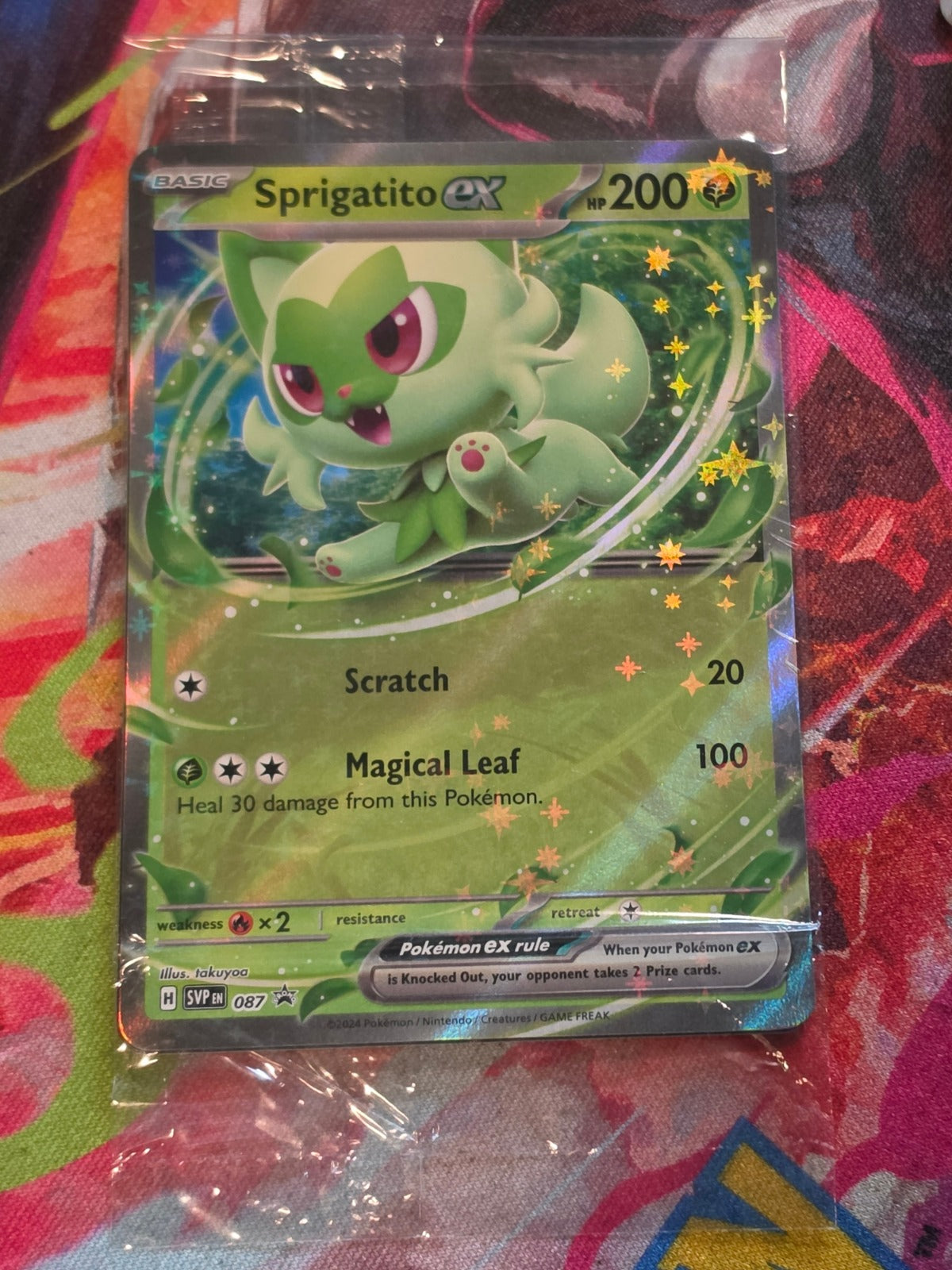 Sprigatito ex Promo SV: Scarlet & Violet Promo Cards 087 NM SEALED Pokemon