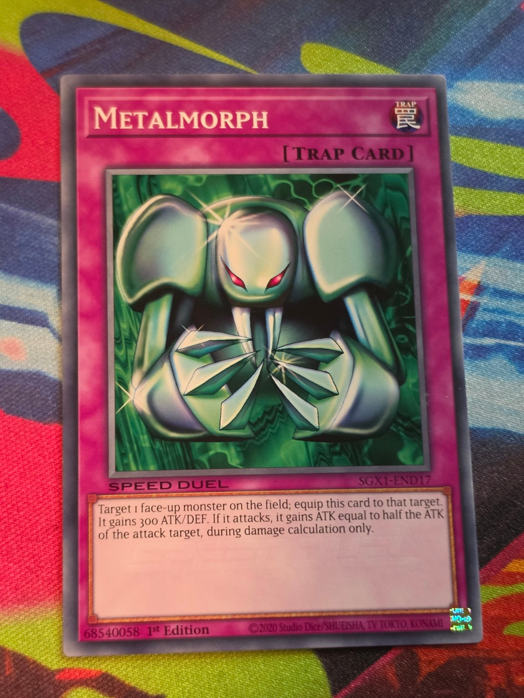 Metalmorph Common Speed Duel GX: Duel Academy Box SGX1-END17 1st Edition LP Yu-Gi-Oh!