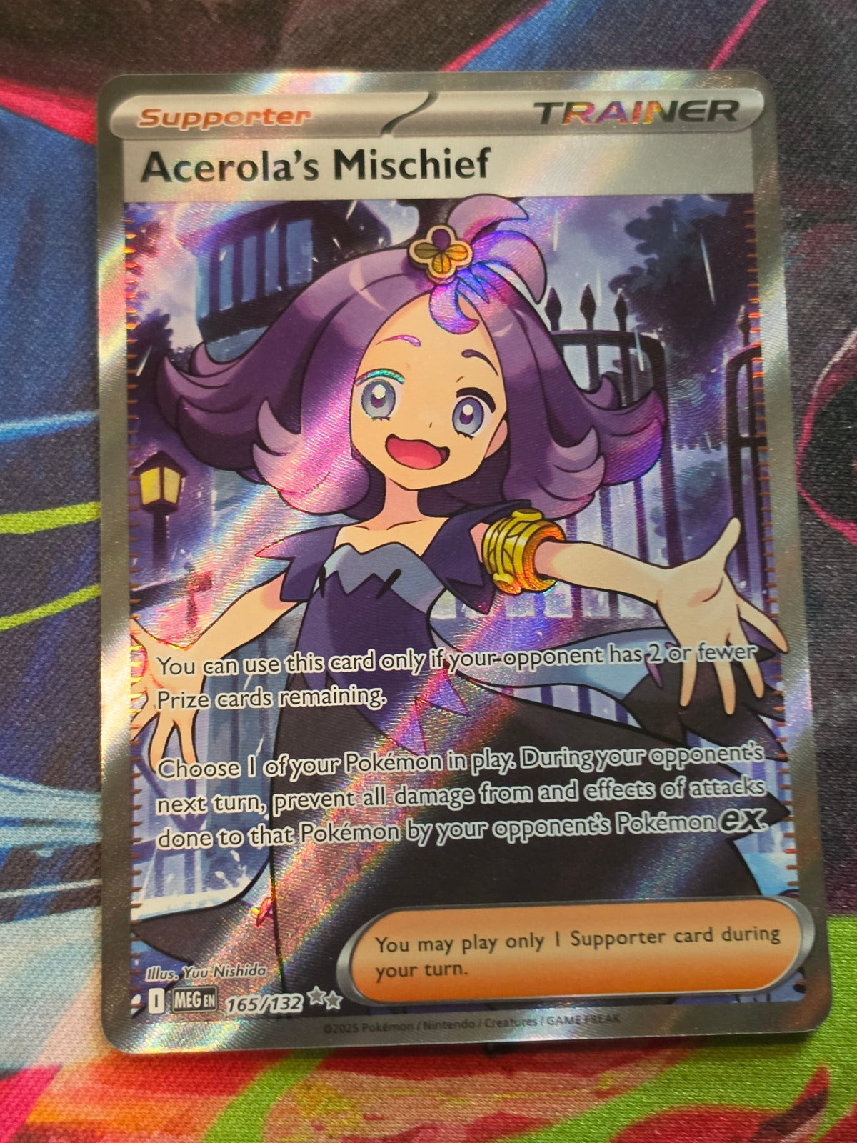 Acerola's Mischief Ultra Rare ME01: Mega Evolution 165/132 NM Pokemon