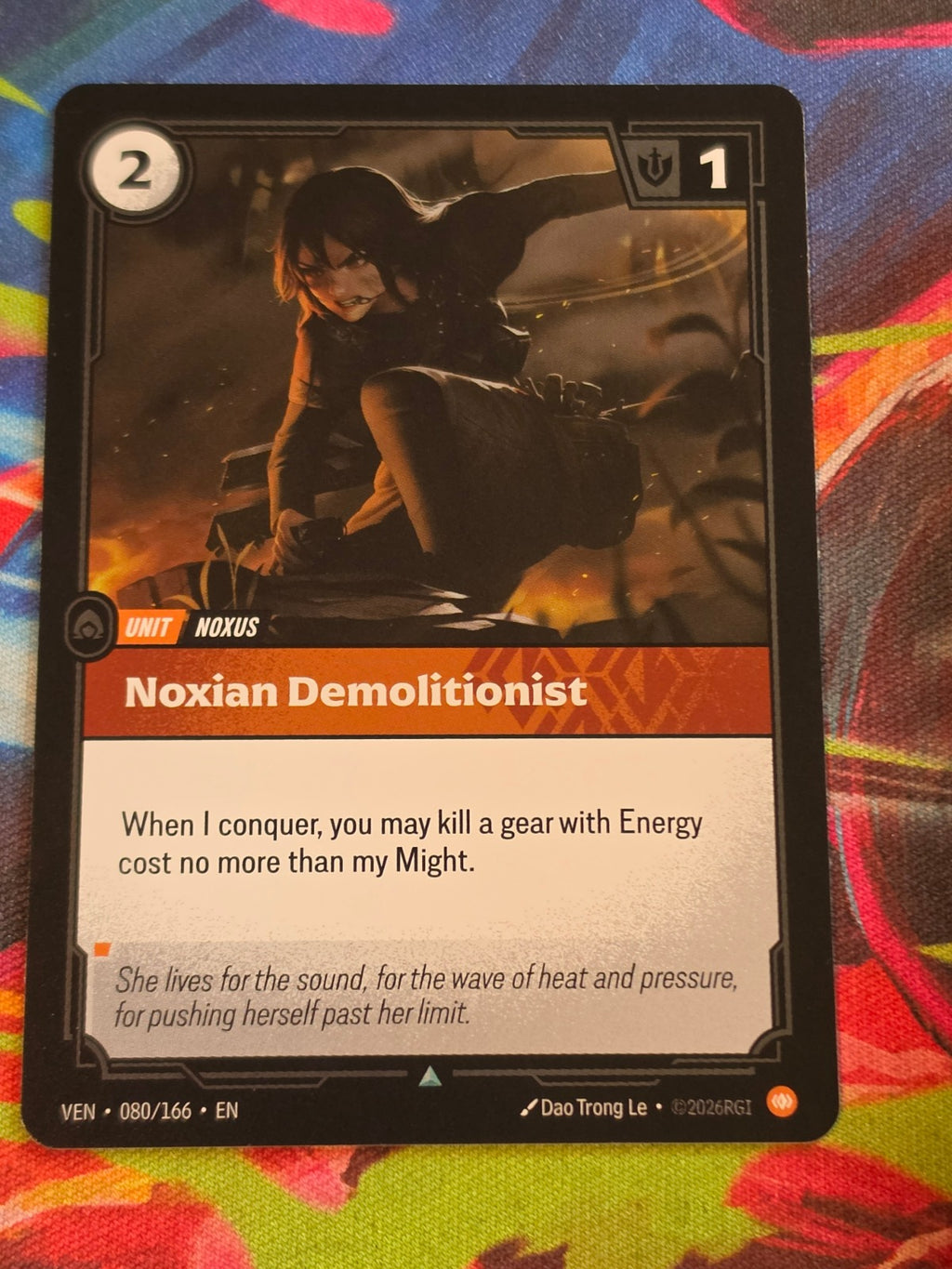 Noxian Demolitionist - 080/166 - Vendetta - Uncommon - NM