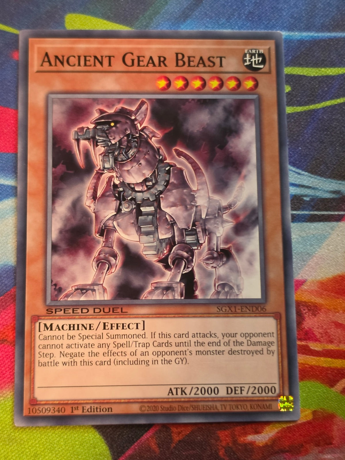 Ancient Gear Beast Common Speed Duel GX: Duel Academy Box SGX1-END06 1st Edition LP Yu-Gi-Oh!