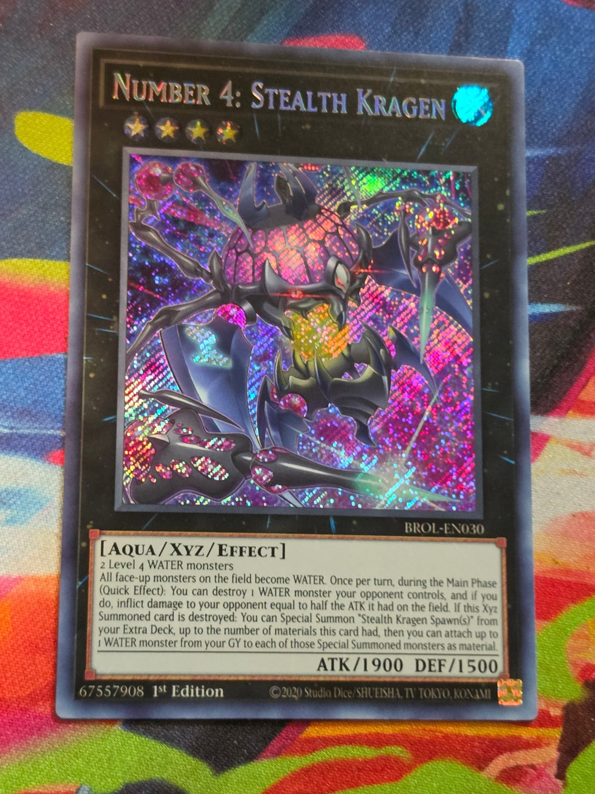 Number 4: Stealth Kragen Secret Rare Brothers of Legend BROL-EN030 LP