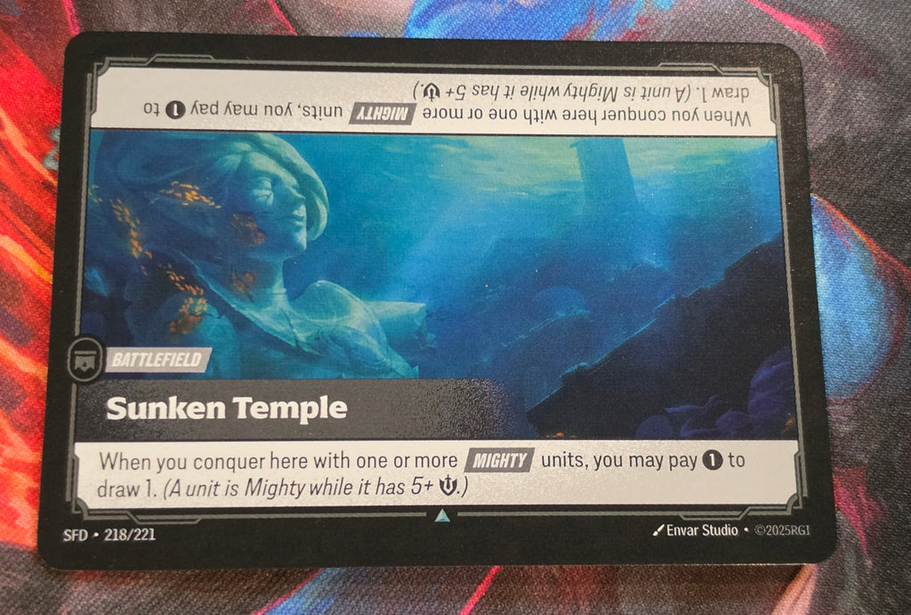 Sunken Temple - 218/221 - Spiritforged - Uncommon - NM