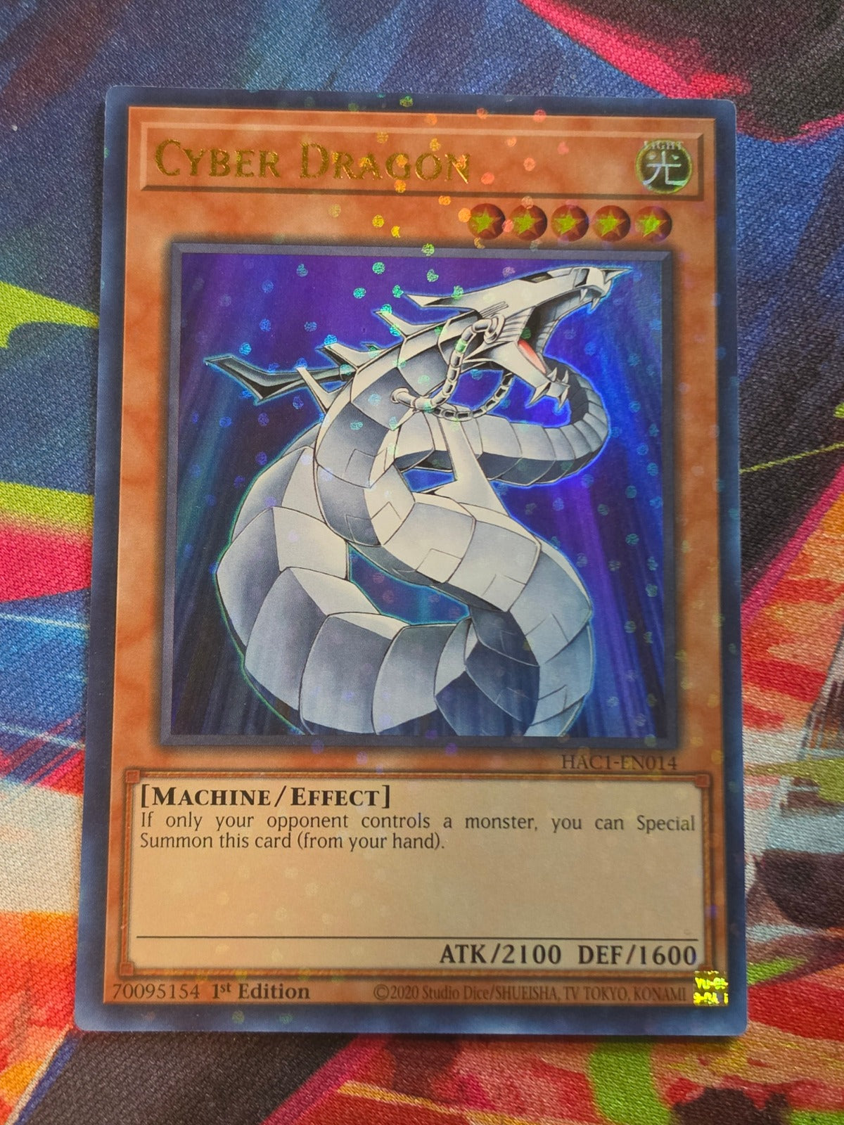 Cyber Dragon (Duel Terminal) Duel Terminal Technology Ultra Rare Hidden Arsenal: Chapter 1 HAC1-EN014 LP