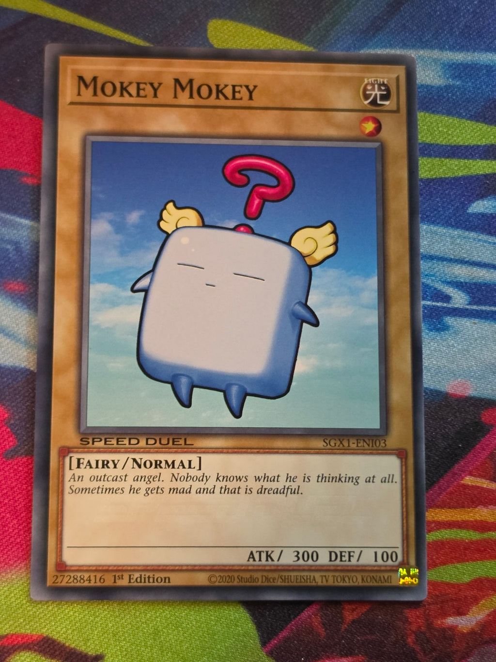 Mokey Mokey Common Speed Duel GX: Duel Academy Box SGX1-ENI03 1st Edition LP Yu-Gi-Oh!