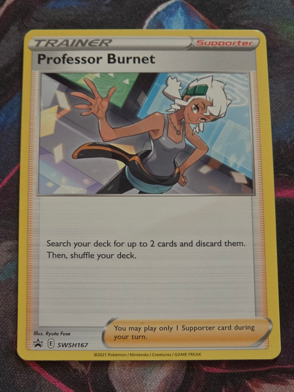 Professor Burnet - SWSH167 - SWSH: Sword & Shield Promo Cards - Promo - HP Pokemon