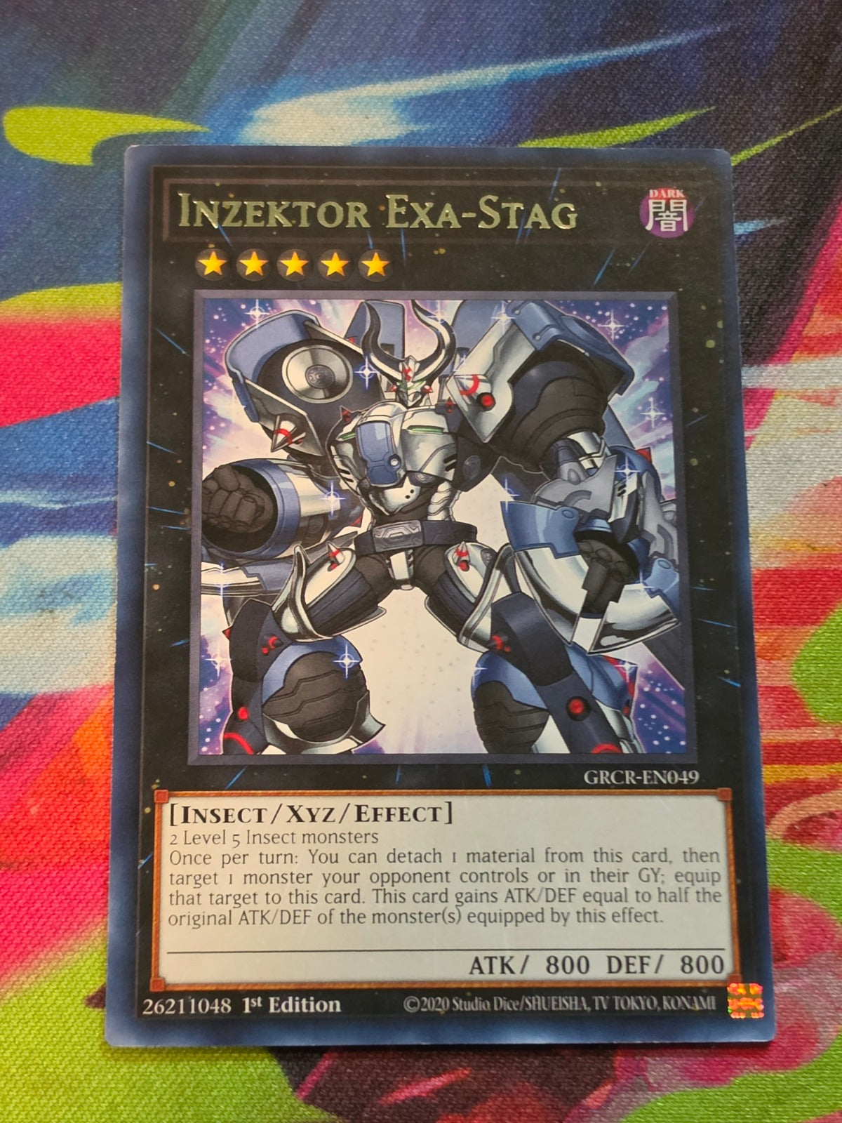 Inzektor Exa-Stag Rare The Grand Creators GRCR-EN049 LP