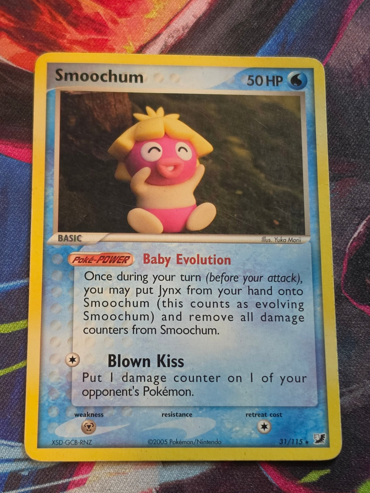 Smoochum Rare EX Unseen Forces 31/115 MP Pokemon