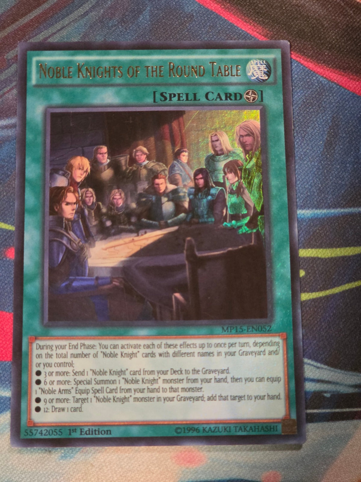 Noble Knights of the Round Table Ultra Rare 2015 Mega-Tins Mega Pack MP15-EN052 1st Edition LP Yu-Gi-Oh!