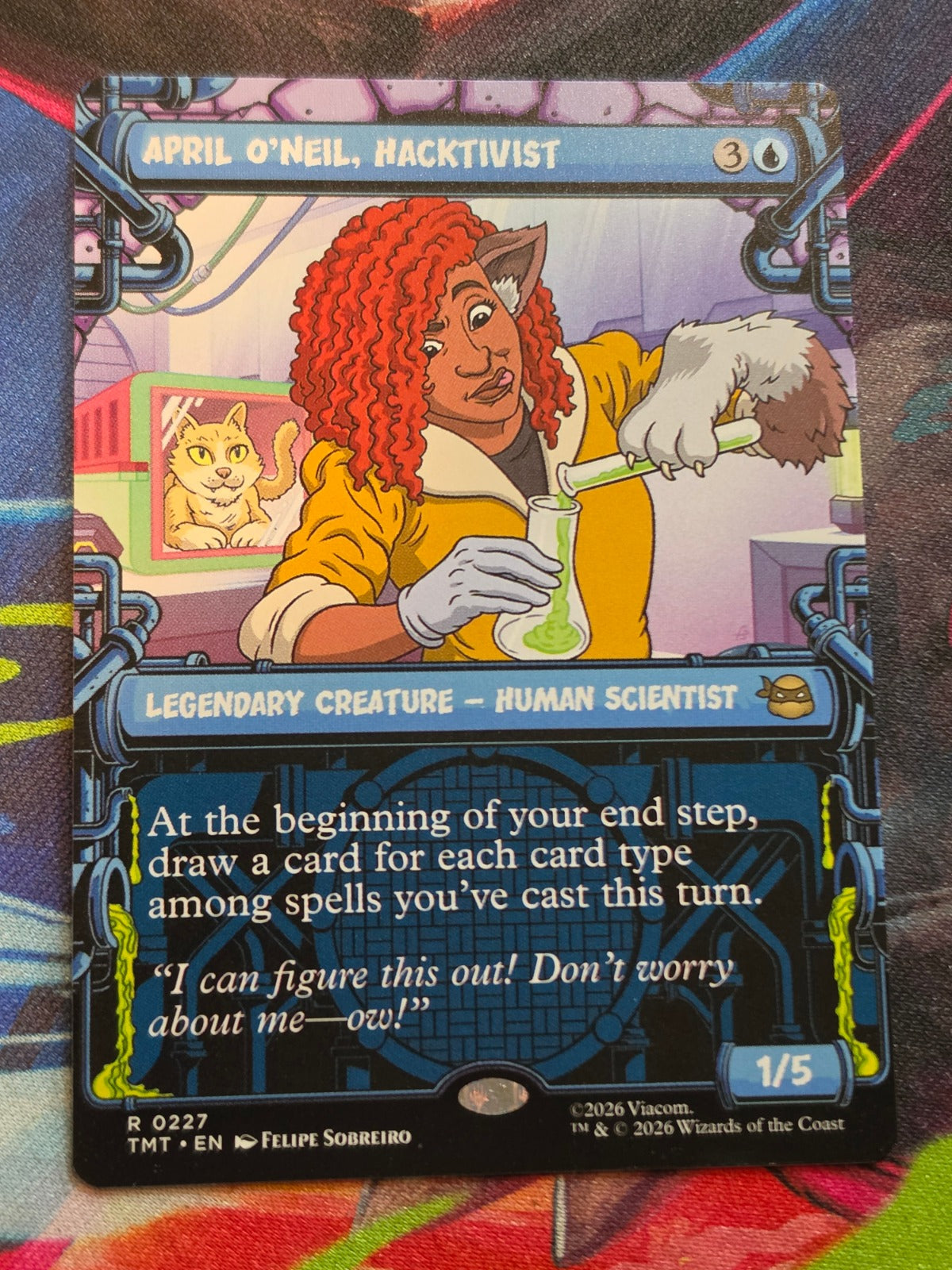 April O'Neil, Hacktivist (Showcase) - 227 - Teenage Mutant Ninja Turtles - R - NM - MTG