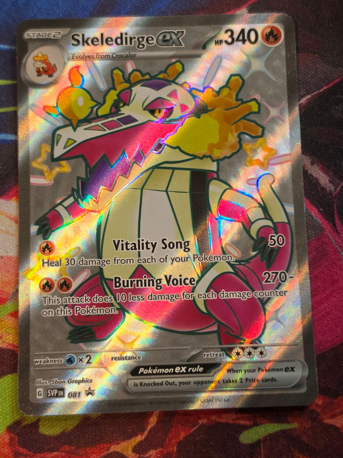 Skeledirge ex - 081 - SV: Scarlet & Violet Promo Cards - Promo - NM Pokemon