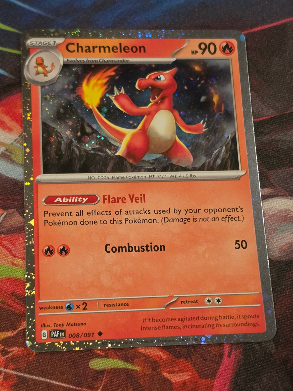Charmeleon (Cosmos Holo) - 008/091 - Miscellaneous Cards & Products - Uncommon - NM - Pokemon