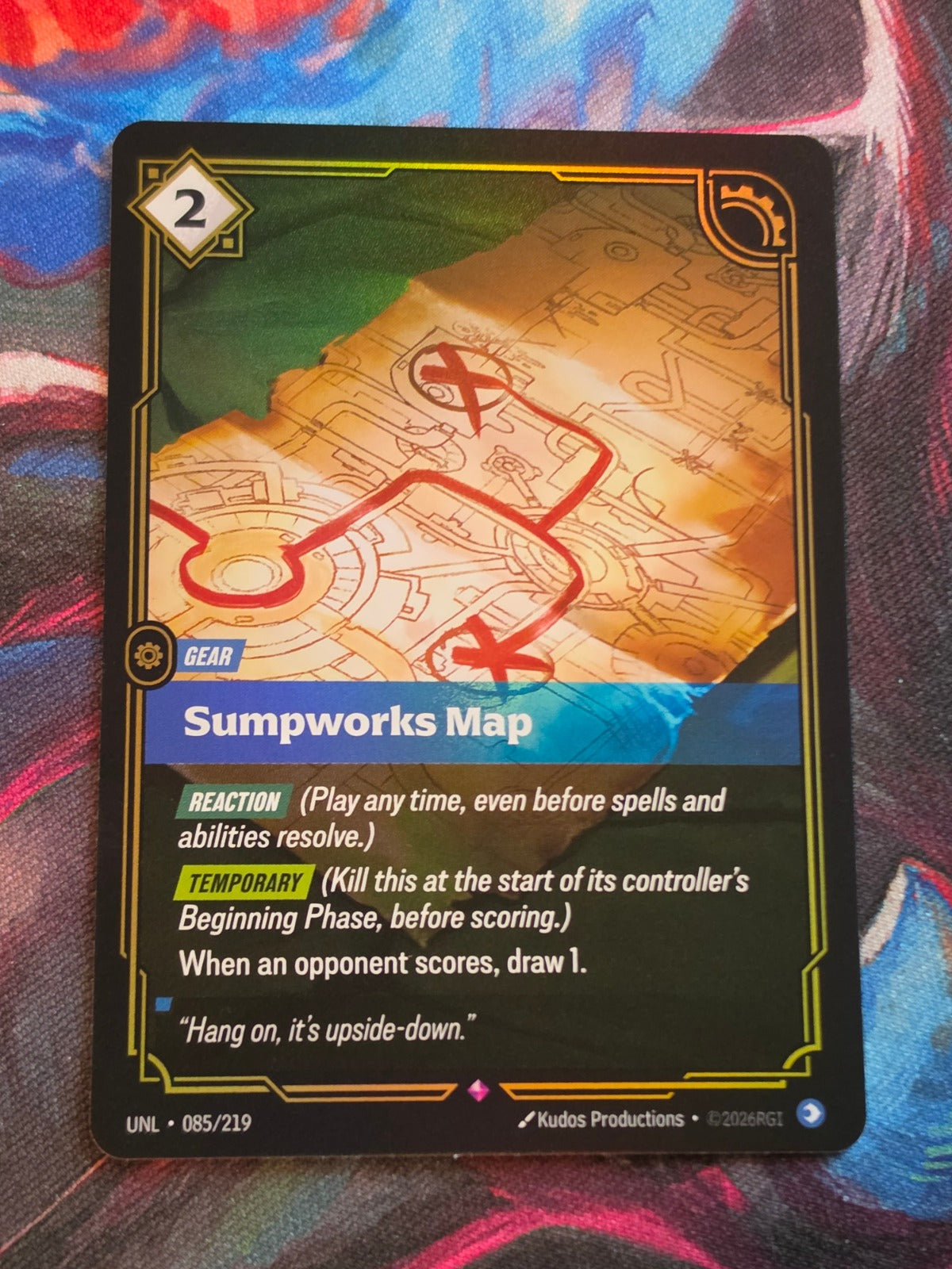 Sumpworks Map - 085/219 - Unleashed - Rare - NM