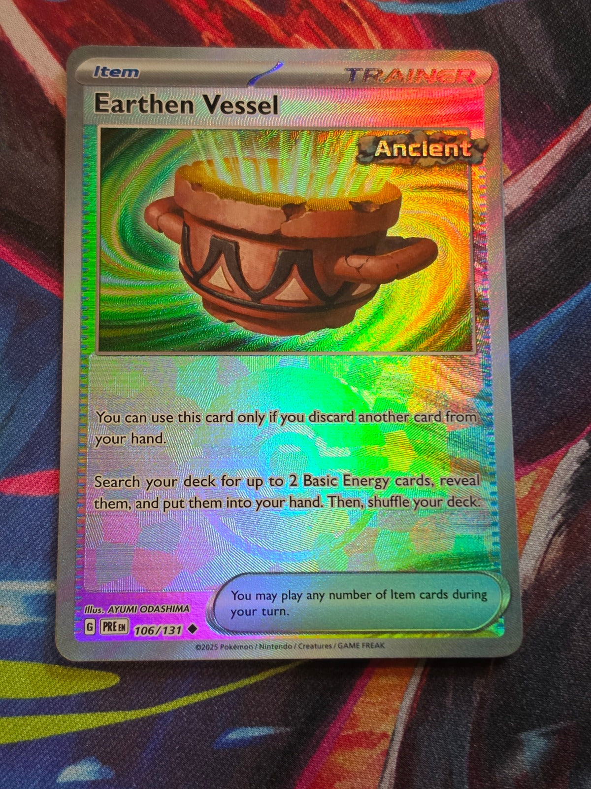 Earthen Vessel (Poke Ball Pattern) Uncommon Prismatic Evolutions 106/131 NM Pokemon