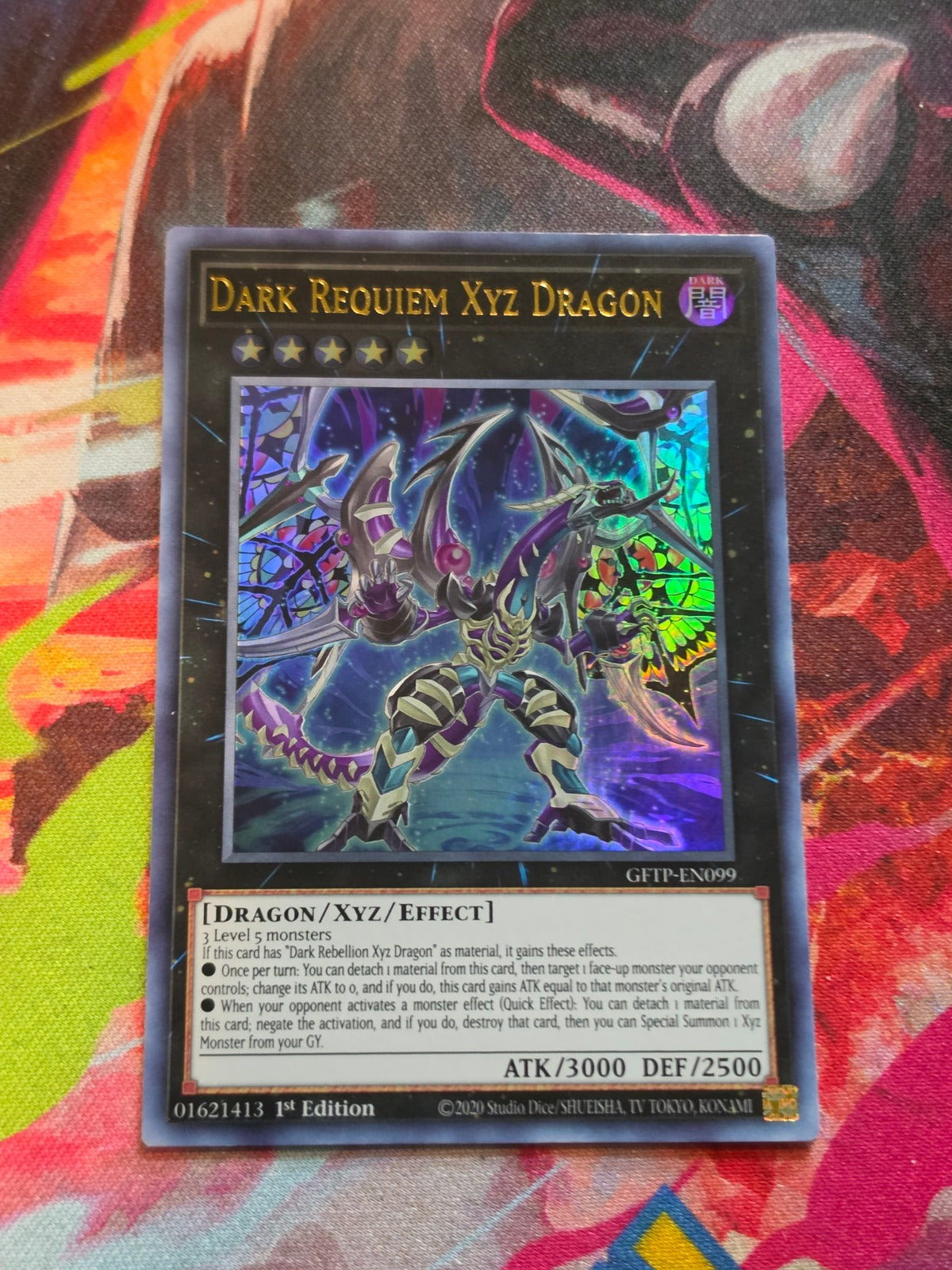 Dark Requiem Xyz Dragon Ultra Rare Ghosts From the Past GFTP-EN099 1st Edition NM Yu-Gi-Oh!