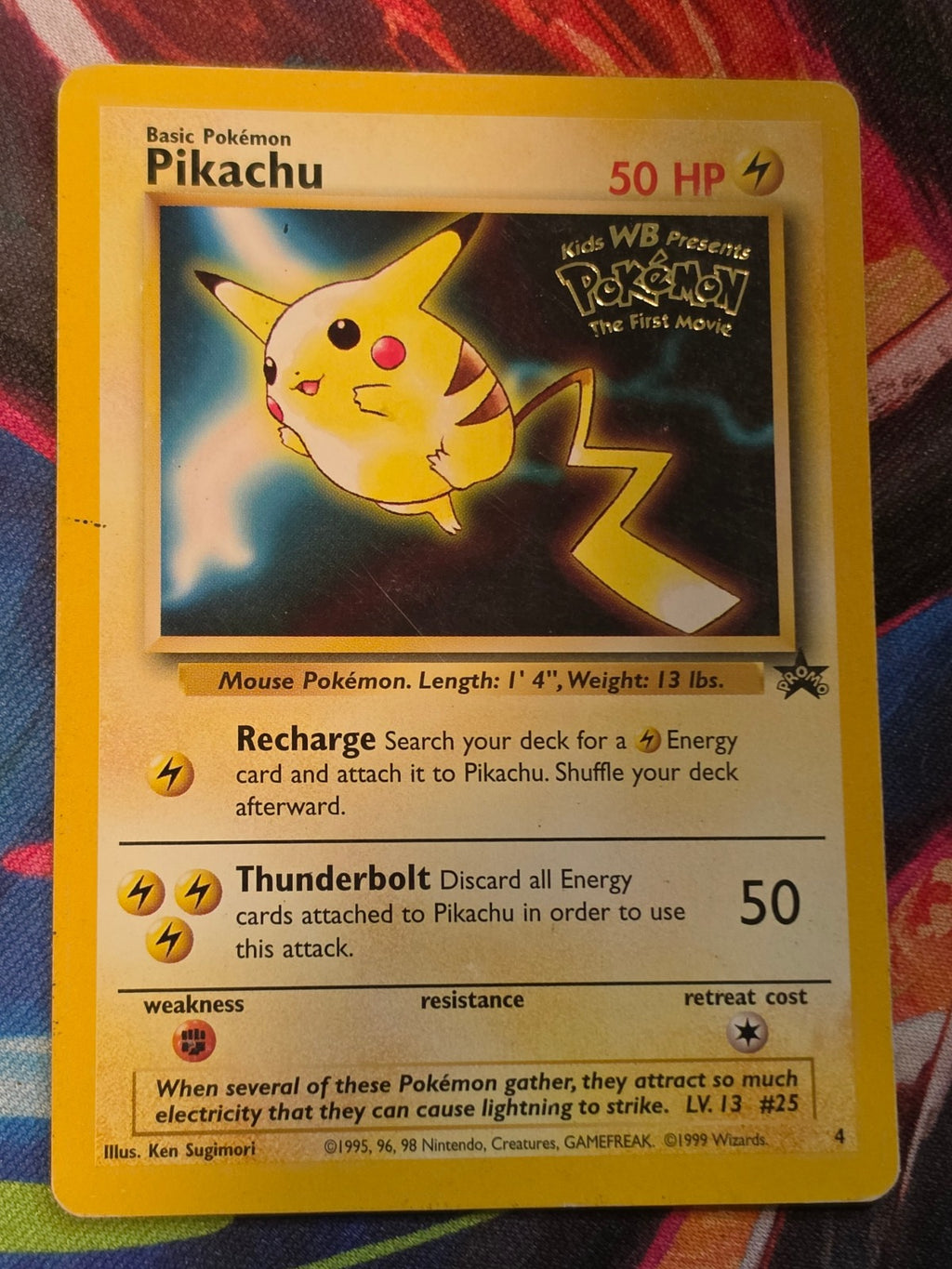 Pikachu Movie Promo WotC Promo 04/53 MP Pokemon