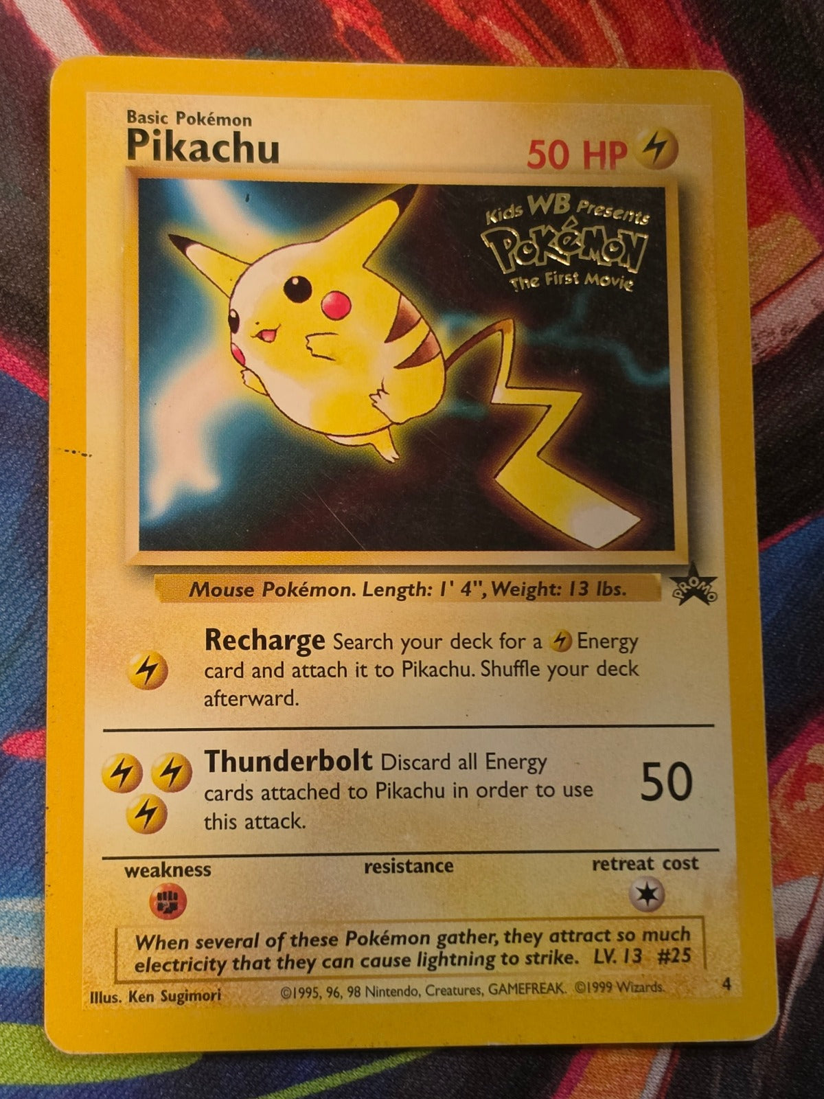 Pikachu Movie Promo WotC Promo 04/53 MP Pokemon
