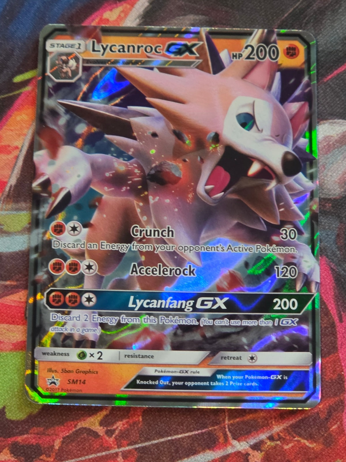 Lycanroc GX Promo SM Promos SM14 NM Pokemon