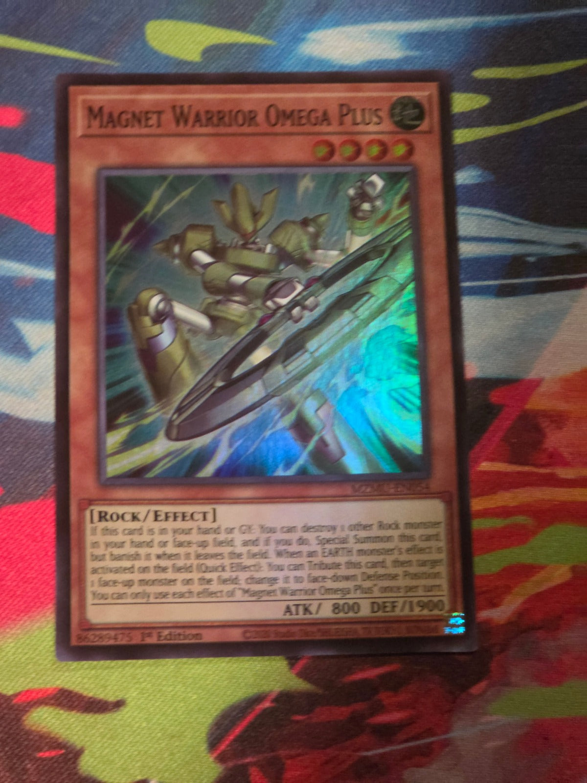 Magnet Warrior Omega Plus Super Rare Maze of Muertos MZMU-EN054 1st Edition LP Yu-Gi-Oh!