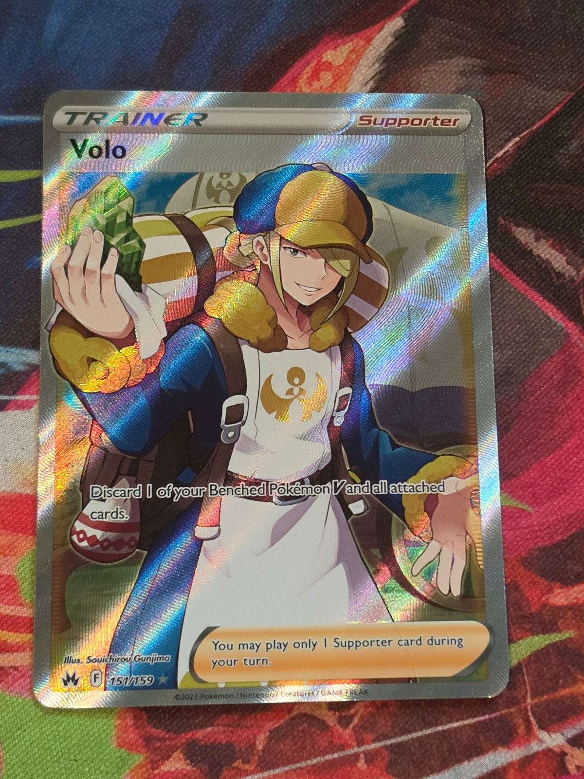Volo Full Art Ultra Rare Crown Zenith 151/159 NM Pokemon
