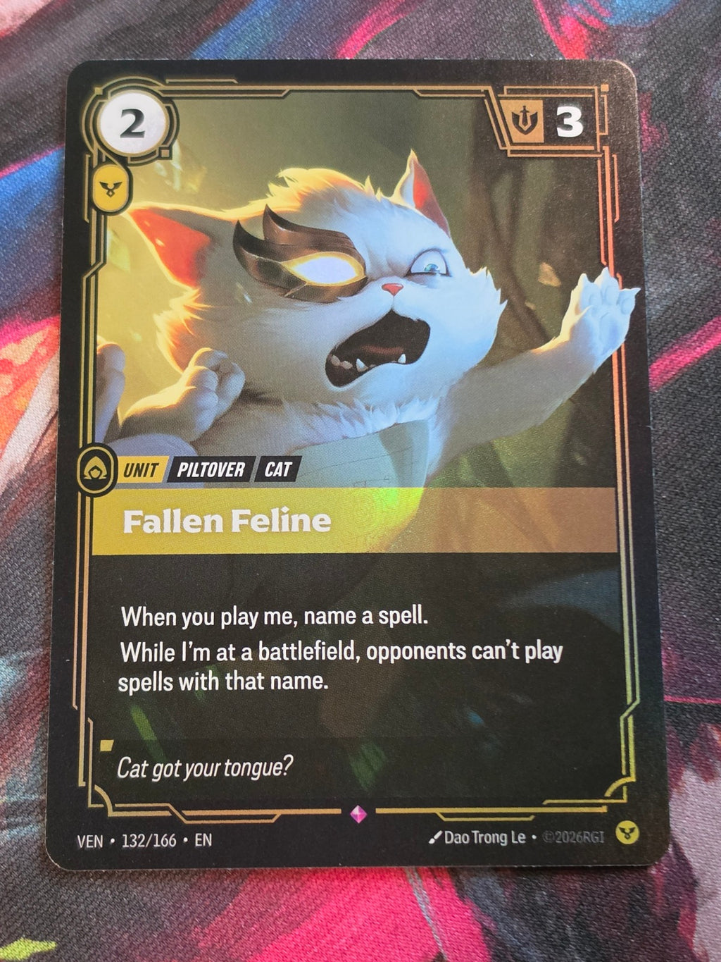 Fallen Feline - 132/166 - Vendetta - Rare - NM