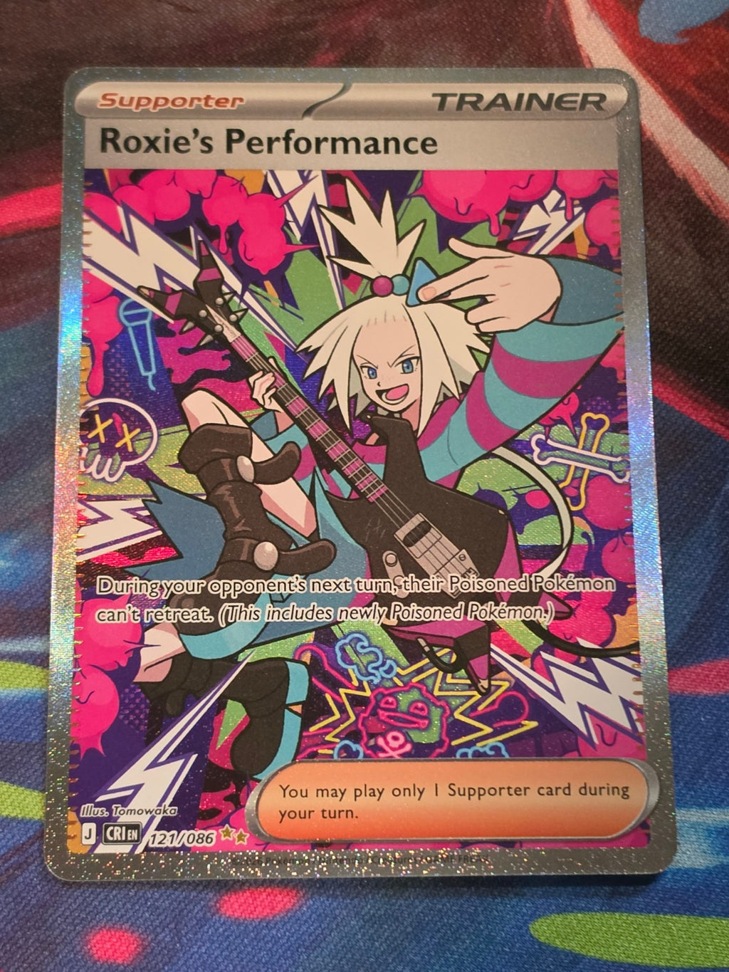 Roxie's Performance Special Illustration Rare Chaos Rising 121/086 NM Pokemon
