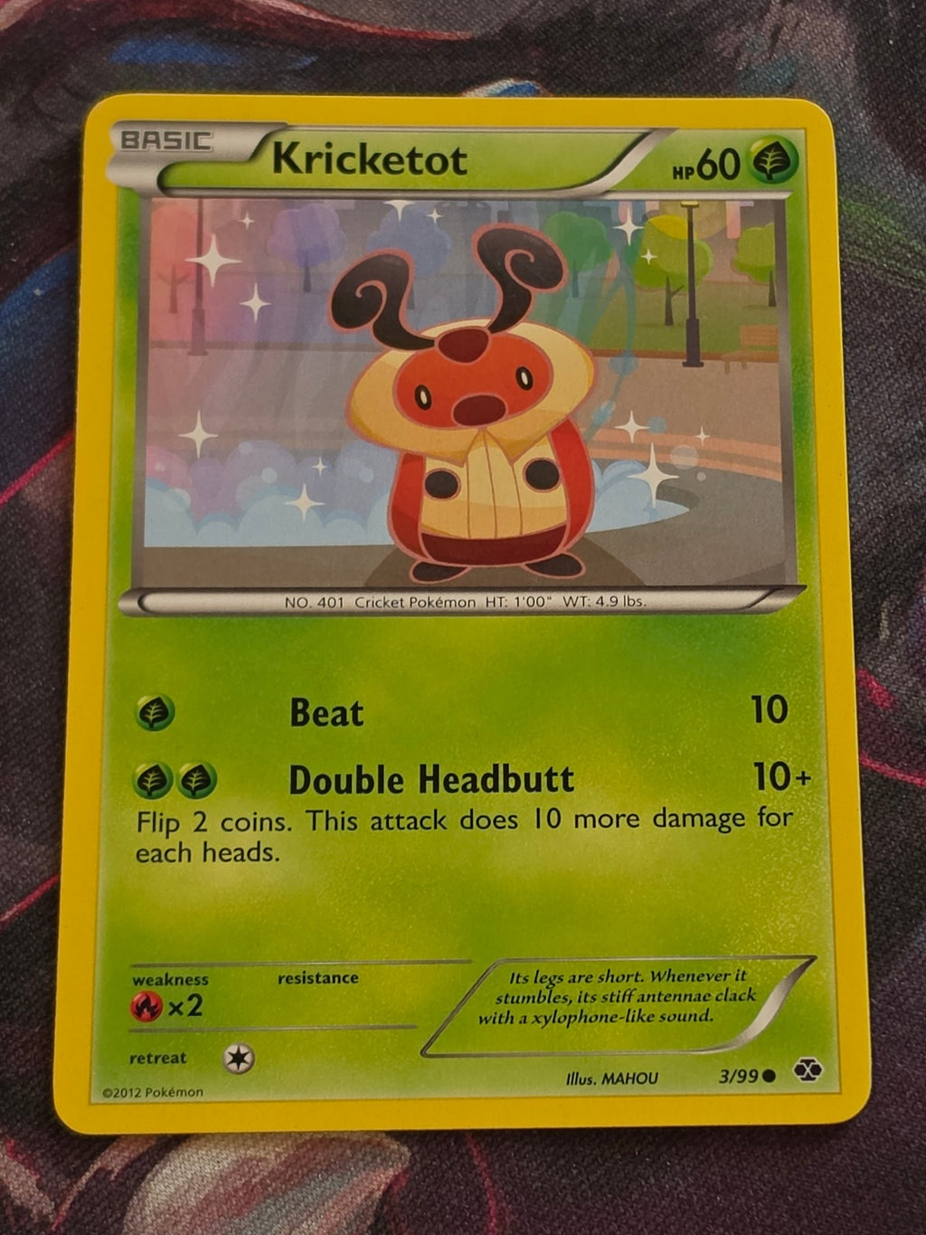 Kricketot - 3/99 - Next Destinies - Common - MP - Pokemon