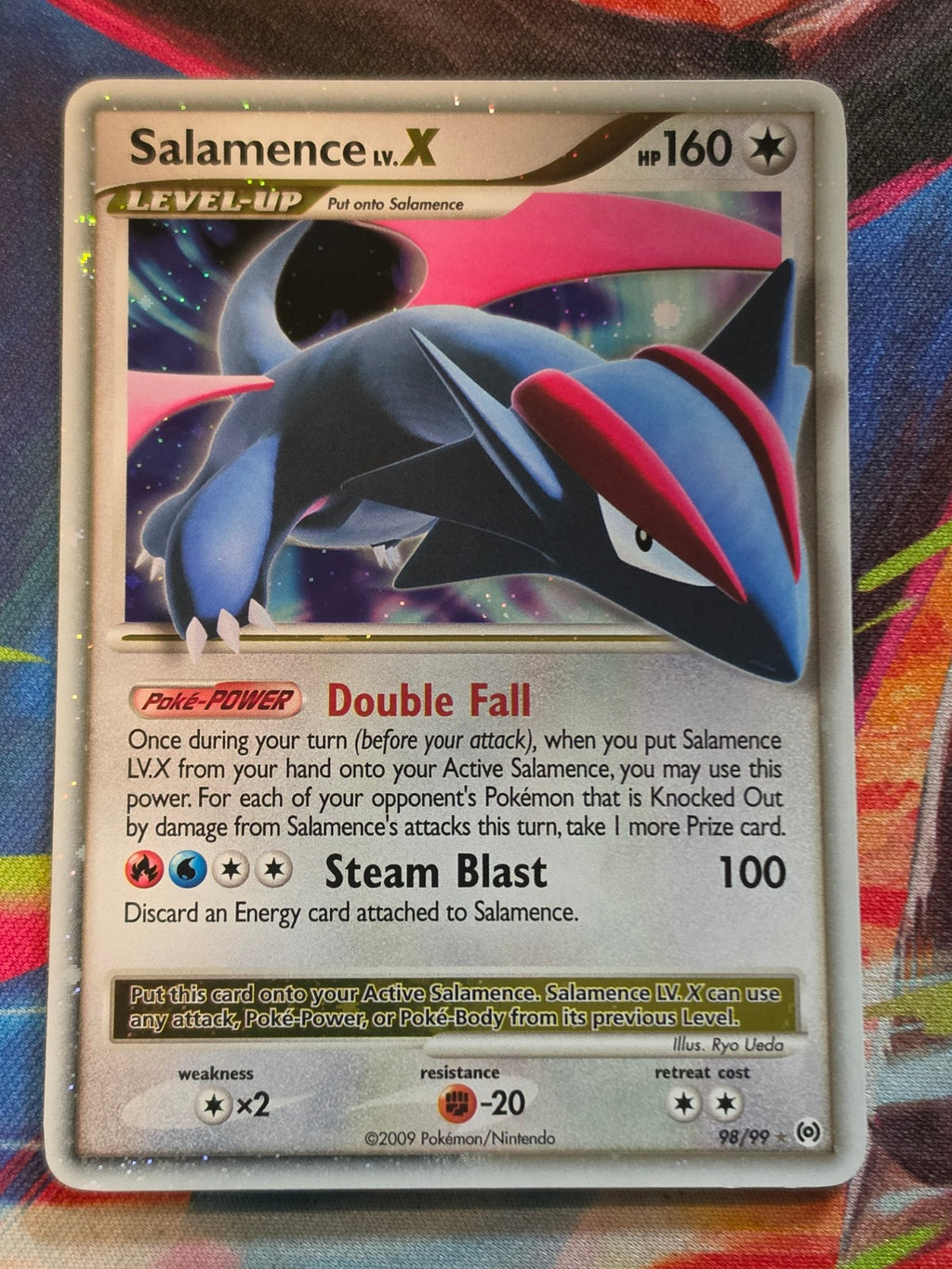 Salamence Lv.X Ultra Rare Arceus 98/99 NM Pokemon