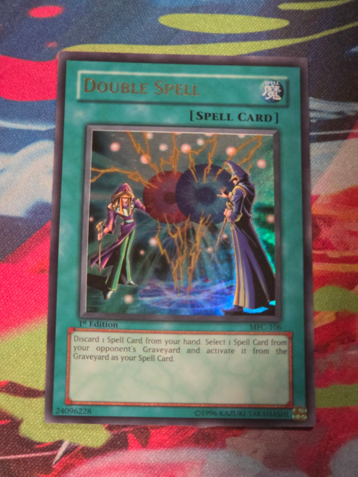 Double Spell Ultra Rare Magician's Force MFC-106 1st Edition LP Yu-Gi-Oh!