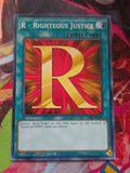 R - Righteous Justice Common Legendary Duelists: Season 3 LDS3-EN109 LP
