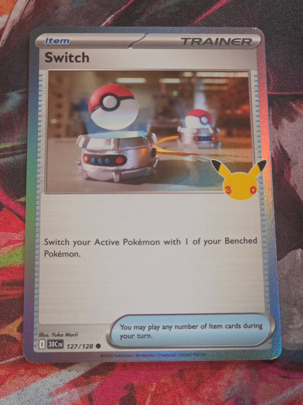 Switch Common ME: 30th Celebration 127/128 NM Pokemon